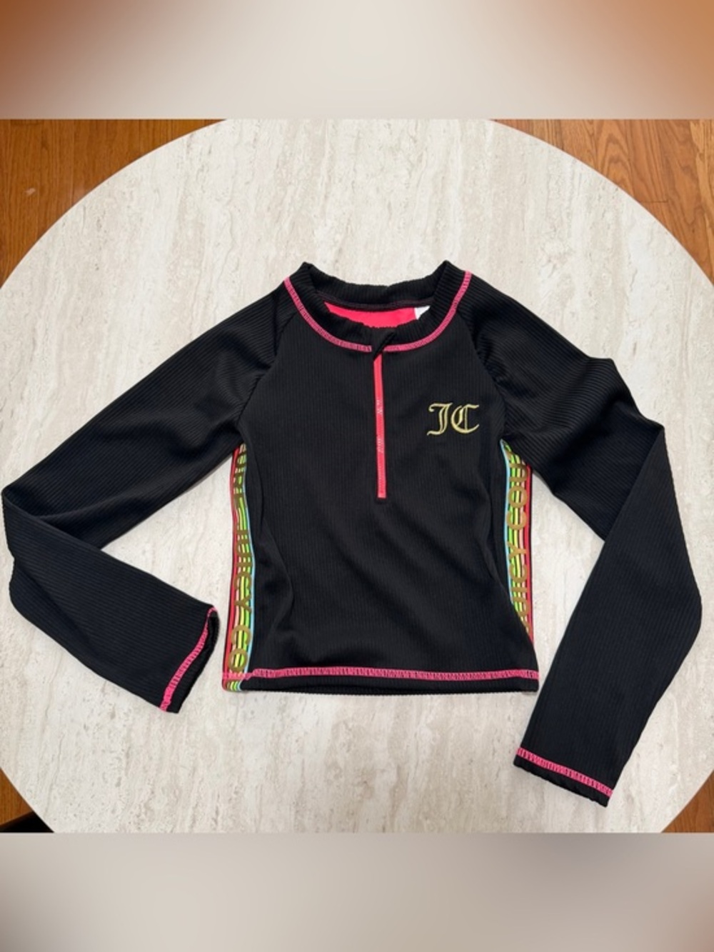NWT Juicy Couture Kids Rash Guard Top *10/12